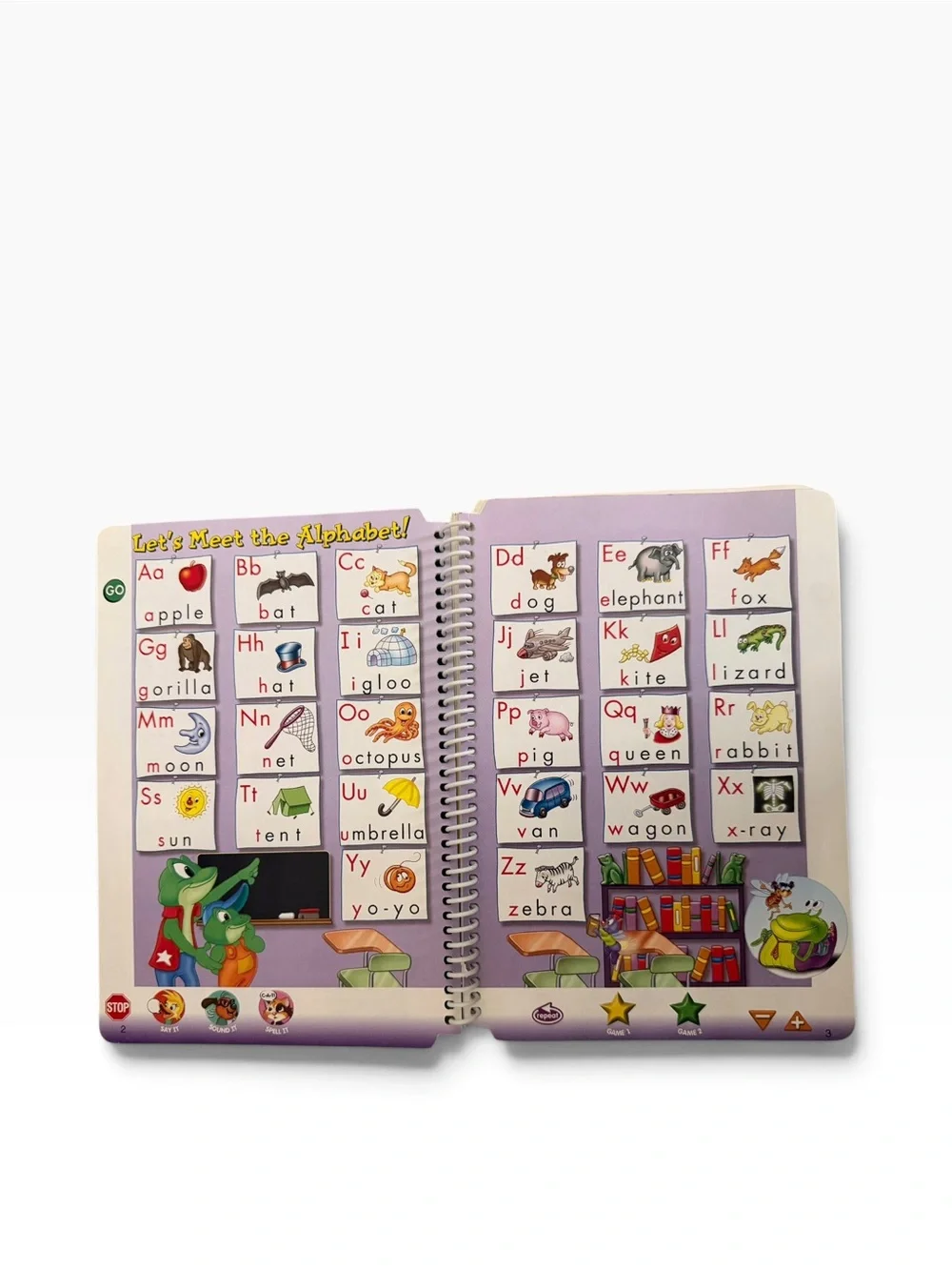 LeapPad Phonics Program Lesson 1: Alphabet Adventures Book & Cartridge Set